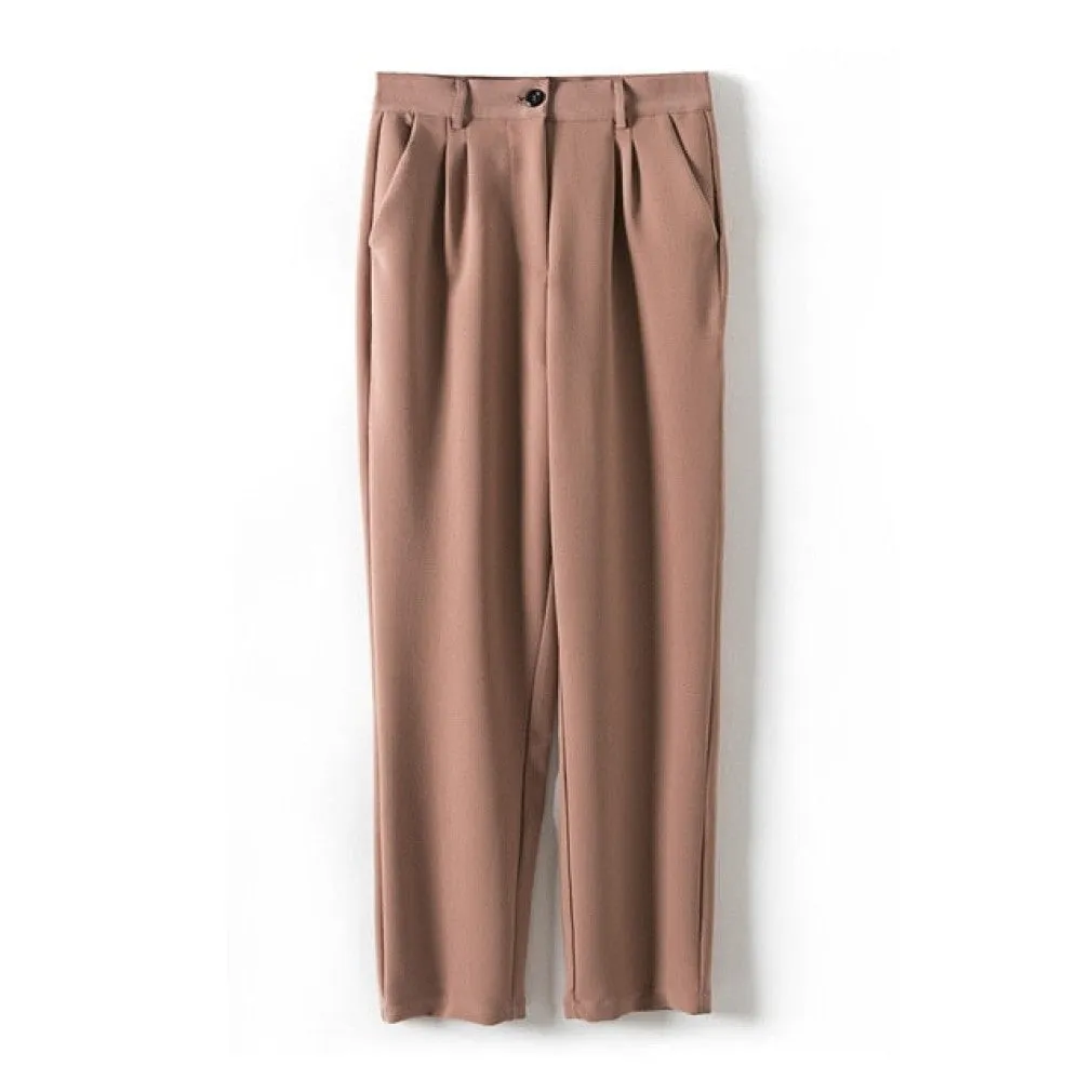 ContiNent 33 Women Blazer And Guard Pants Sets Two Pieces OL Single Breasted Jacket Formal Suit Pleated Trousers Spring Autumn Winter