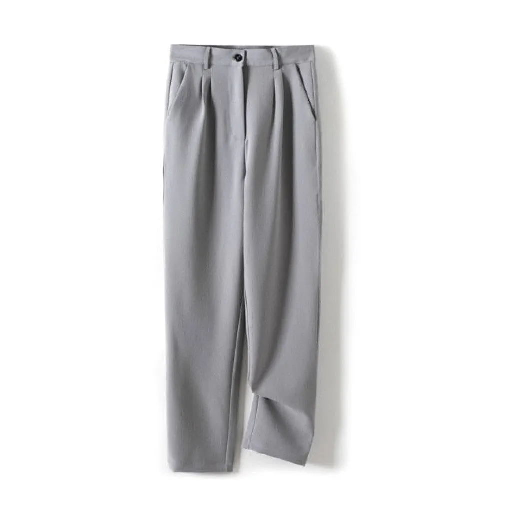 ContiNent 33 Women Blazer And Guard Pants Sets Two Pieces OL Single Breasted Jacket Formal Suit Pleated Trousers Spring Autumn Winter