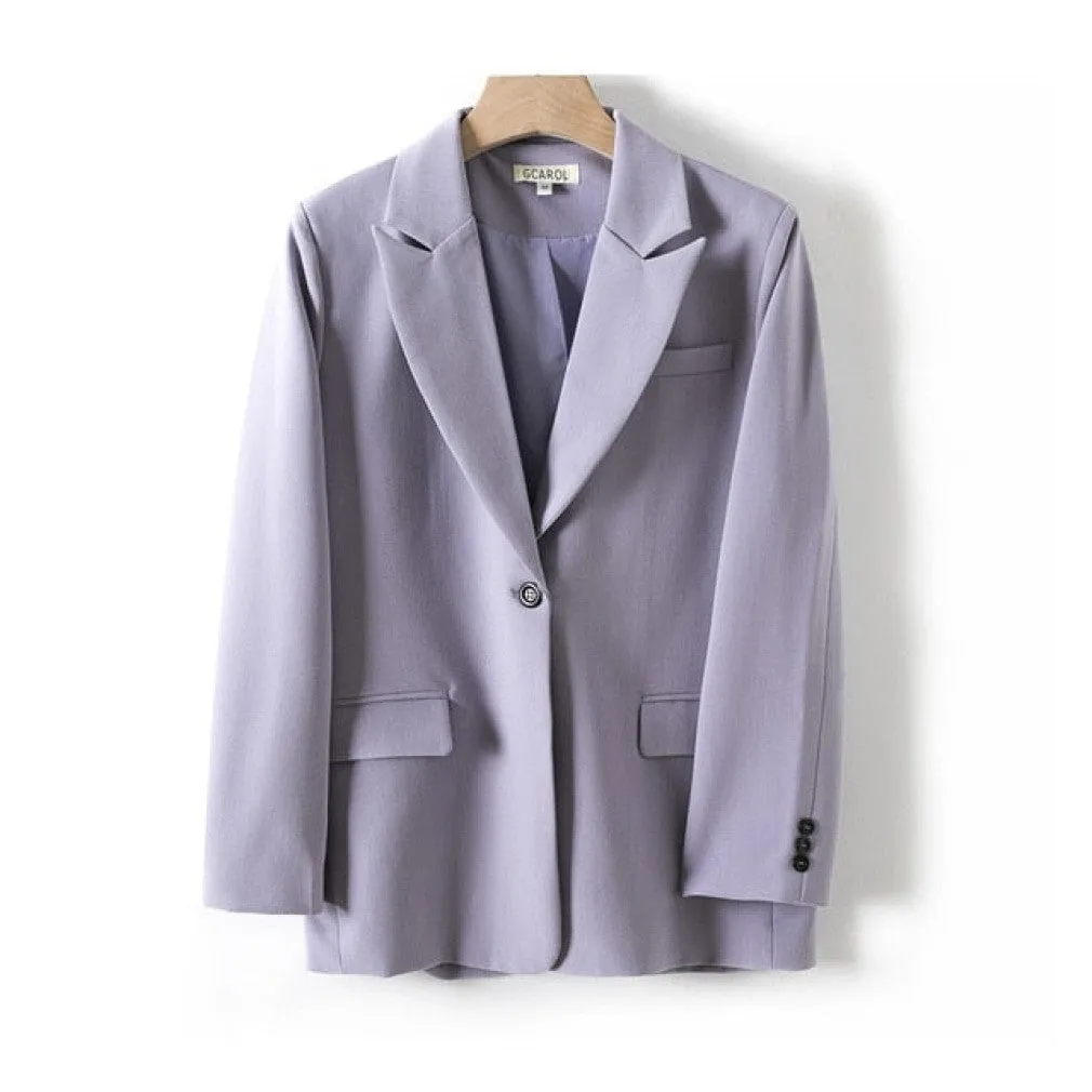 ContiNent 33 Women Blazer And Guard Pants Sets Two Pieces OL Single Breasted Jacket Formal Suit Pleated Trousers Spring Autumn Winter