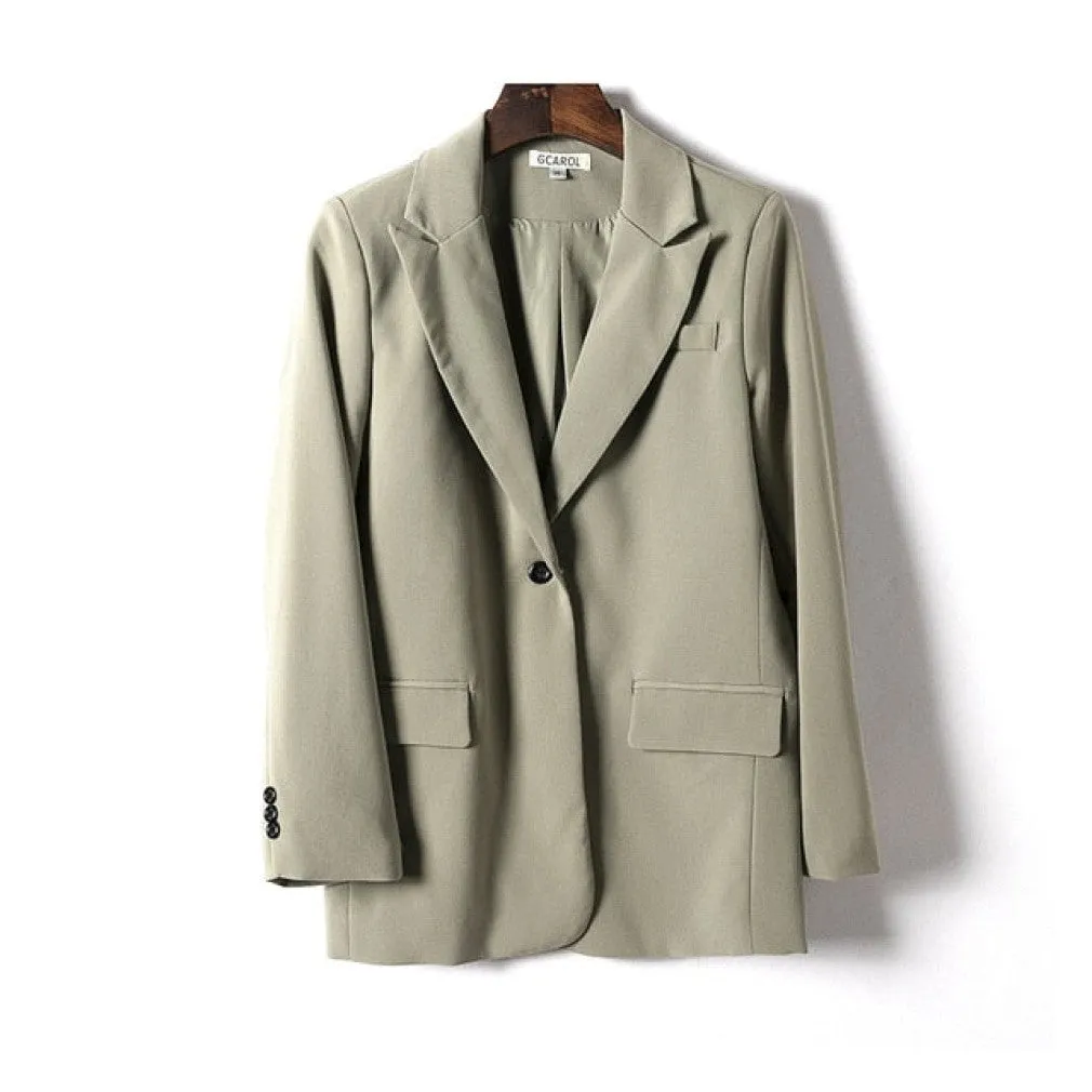 ContiNent 33 Women Blazer And Guard Pants Sets Two Pieces OL Single Breasted Jacket Formal Suit Pleated Trousers Spring Autumn Winter