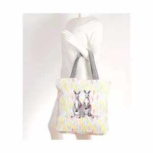 Cotton-Canvas Tote Bag Bush Mates Kangaroo 43x38cm