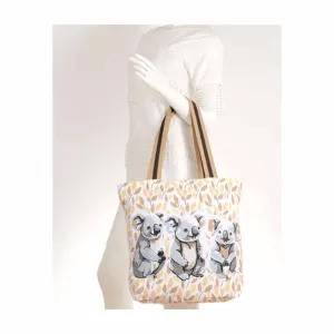 Cotton-Canvas Tote Bag Bush Mates Koala 43x38cm