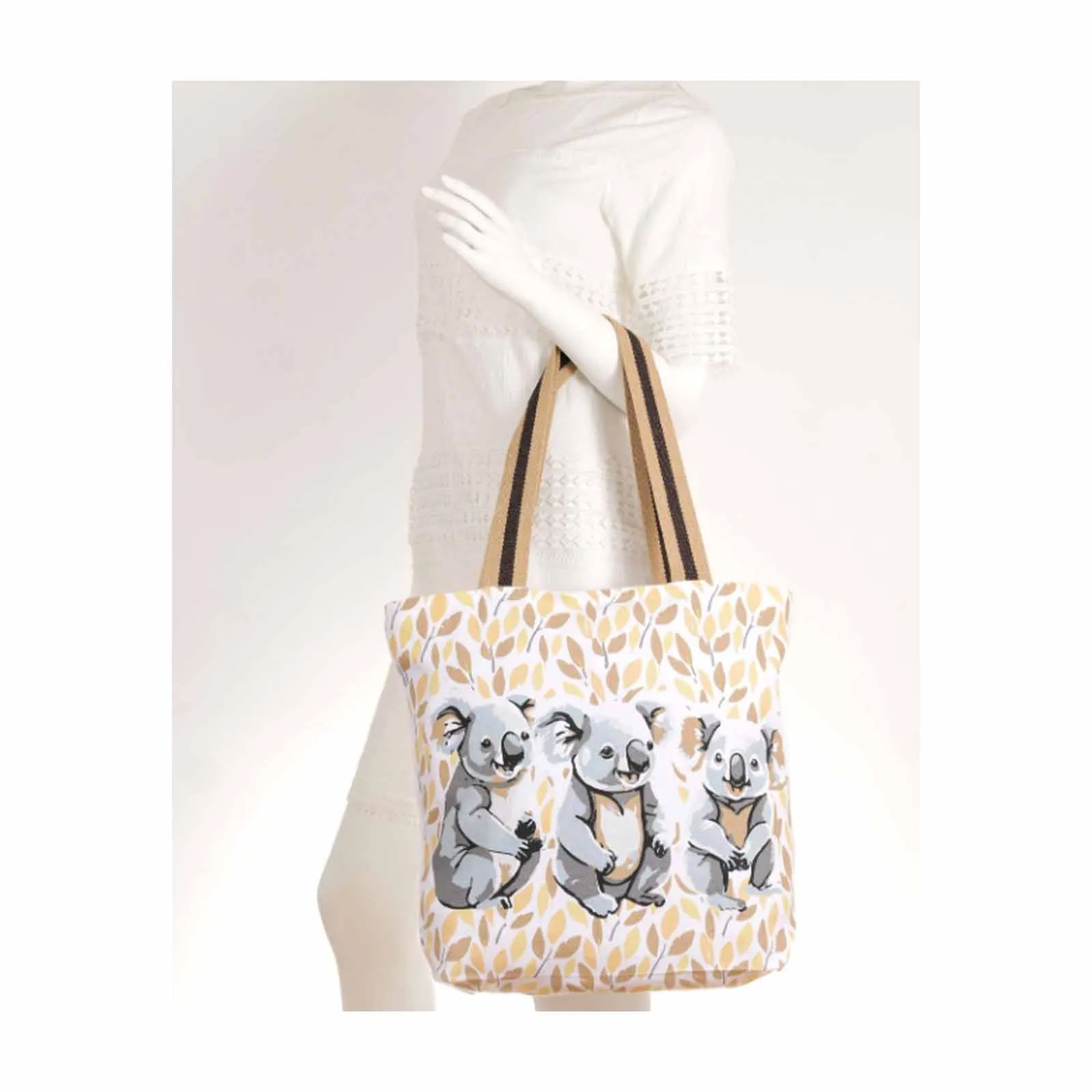 Cotton-Canvas Tote Bag Bush Mates Koala 43x38cm