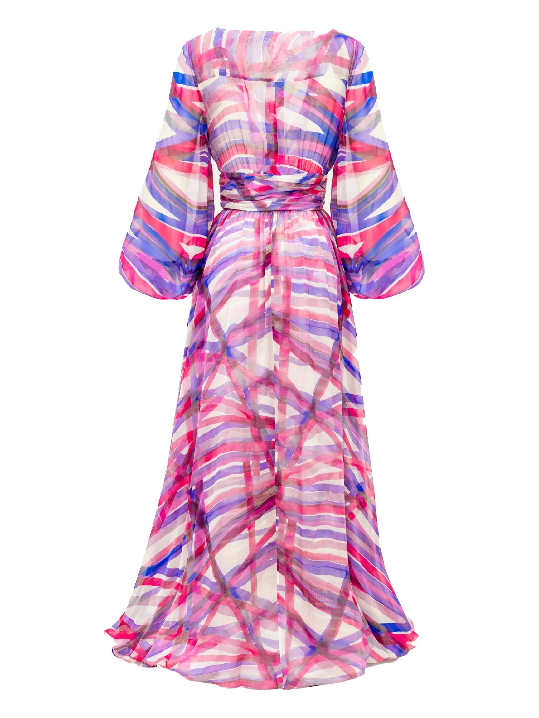 Crawford Maxi Gown - Pink Violet