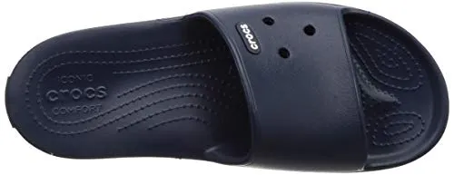 crocs Unisex Adult Navy/White Flats-7 Men/ 8 UK Women (M8W10) (Crocband)