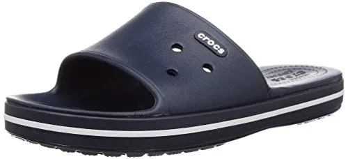 crocs Unisex Adult Navy/White Flats-7 Men/ 8 UK Women (M8W10) (Crocband)