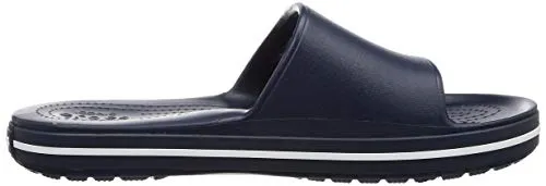 crocs Unisex Adult Navy/White Flats-7 Men/ 8 UK Women (M8W10) (Crocband)