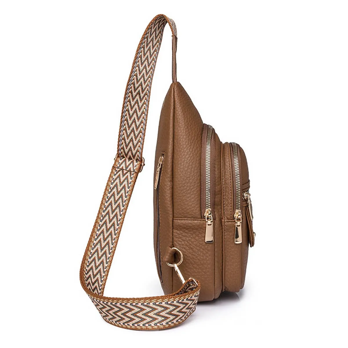 CWAB2727-LIGHTGREEN-OS SOFT LEATHER SHOULDER MESSENGER BAG