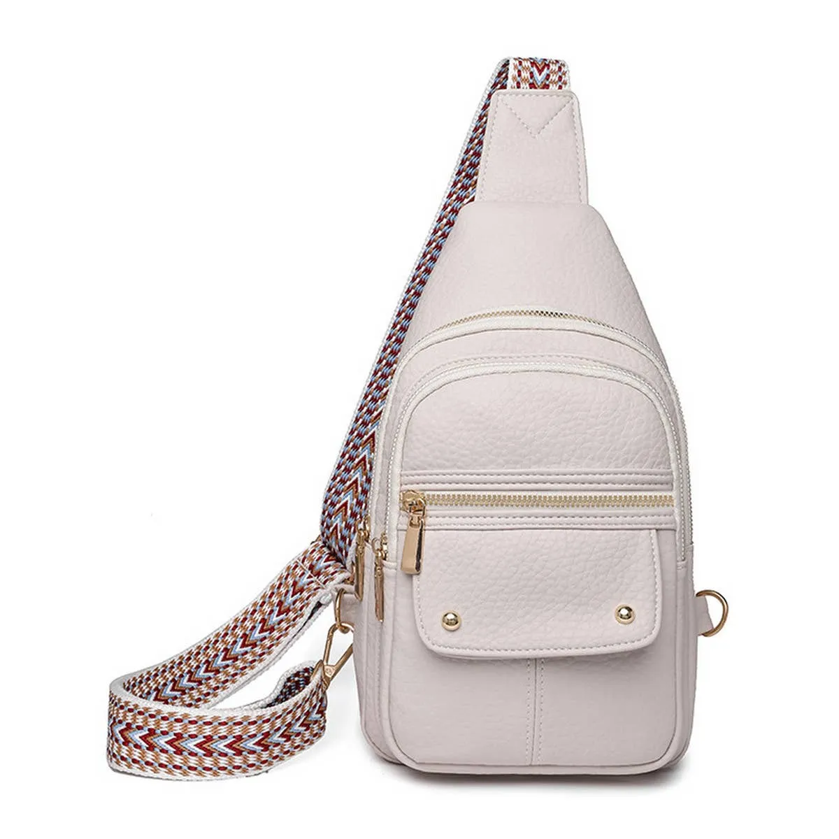 CWAB2727-LIGHTGREEN-OS SOFT LEATHER SHOULDER MESSENGER BAG