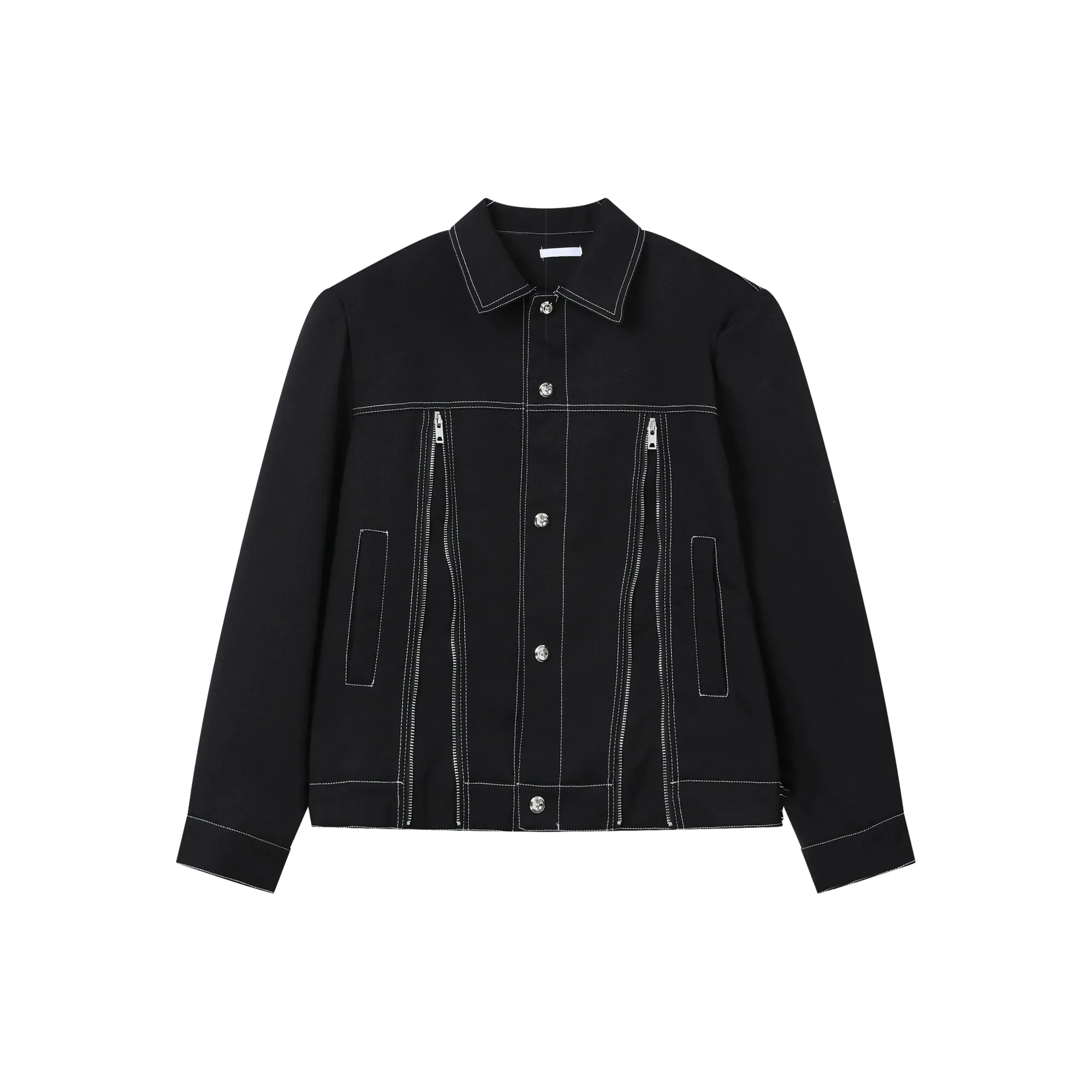 Deconstructed Denim Jacket and Pants Set