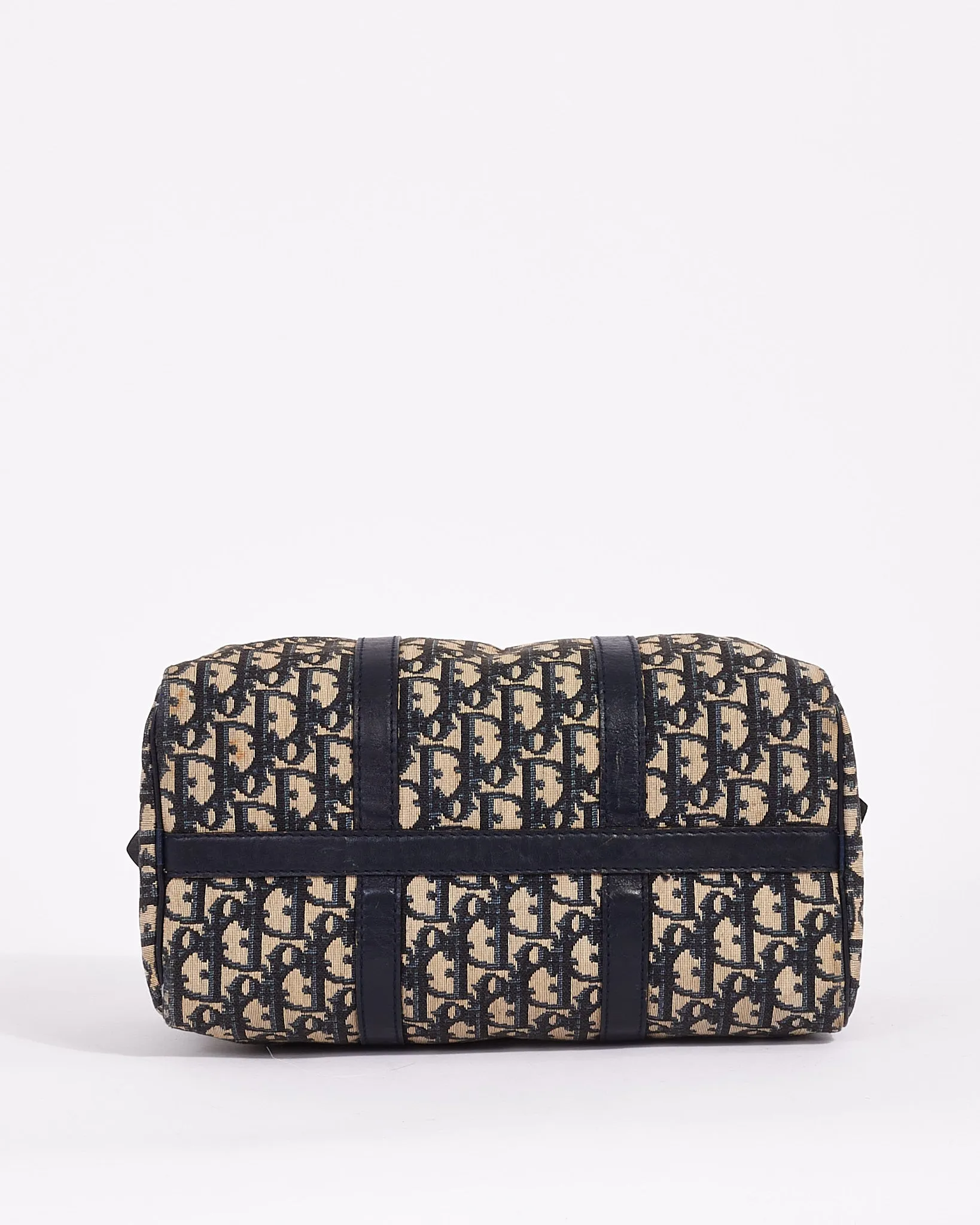 Dior Blue Oblique Canvas Diorissimo Boston Tote Bag