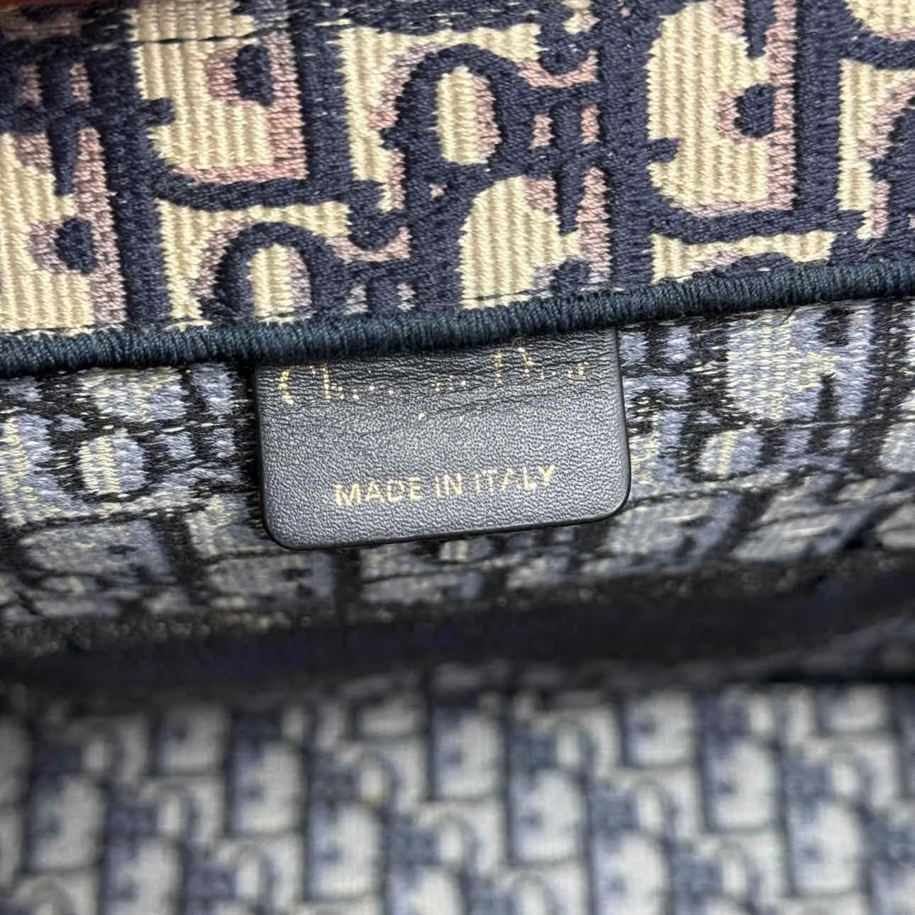 Dior Tote Bag "CATHERINE" Used Monogram Size