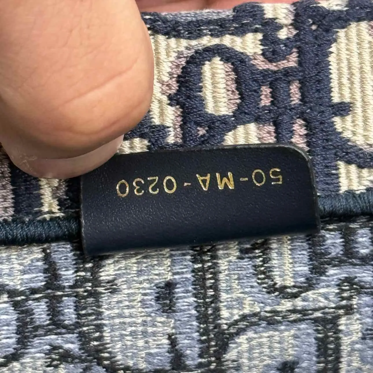 Dior Tote Bag "CATHERINE" Used Monogram Size