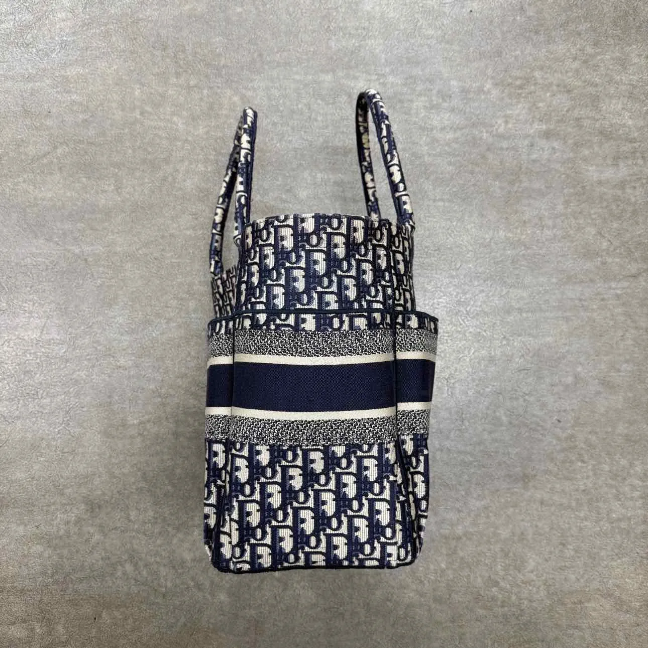 Dior Tote Bag "CATHERINE" Used Monogram Size