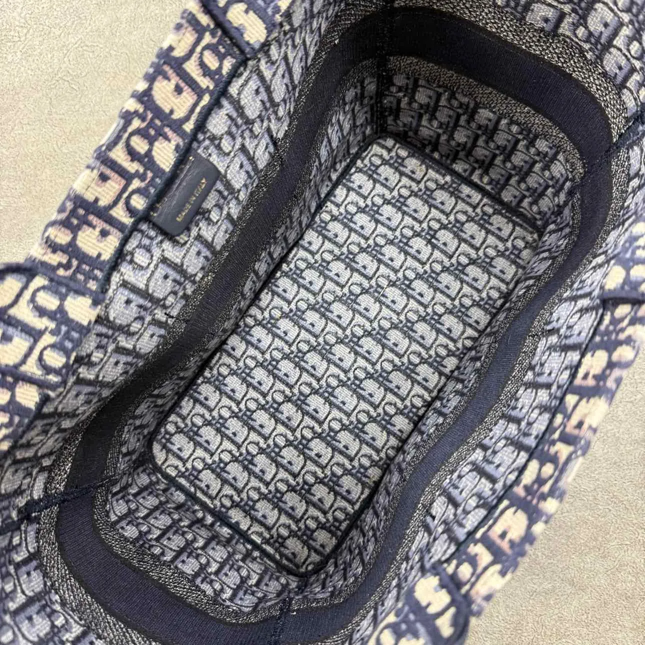 Dior Tote Bag "CATHERINE" Used Monogram Size