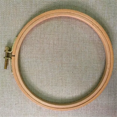 DIY Item set Mini Needlework Fixed Frame Wooden Hoop/Ring for Accessories