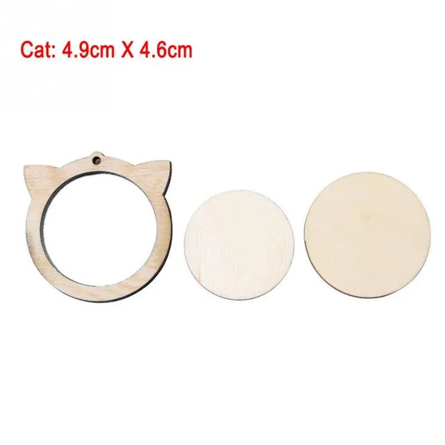 DIY Item set Mini Needlework Fixed Frame Wooden Hoop/Ring for Accessories