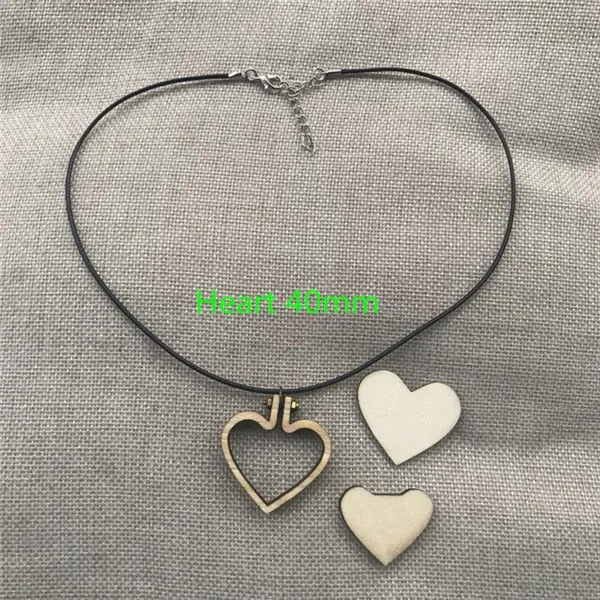 DIY Item set Mini Needlework Fixed Frame Wooden Hoop/Ring for Accessories