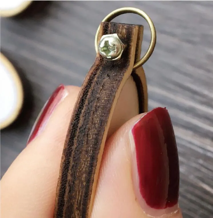 DIY Item set Mini Needlework Fixed Frame Wooden Hoop/Ring for Accessories