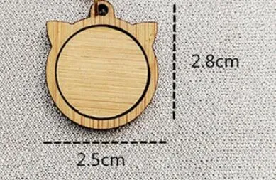 DIY Item set Mini Needlework Fixed Frame Wooden Hoop/Ring for Accessories