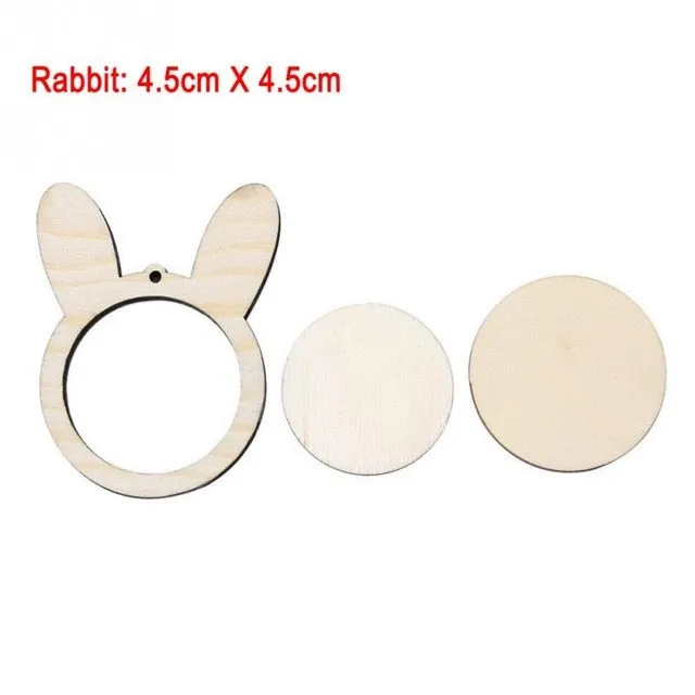 DIY Item set Mini Needlework Fixed Frame Wooden Hoop/Ring for Accessories