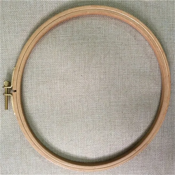 DIY Item set Mini Needlework Fixed Frame Wooden Hoop/Ring for Accessories