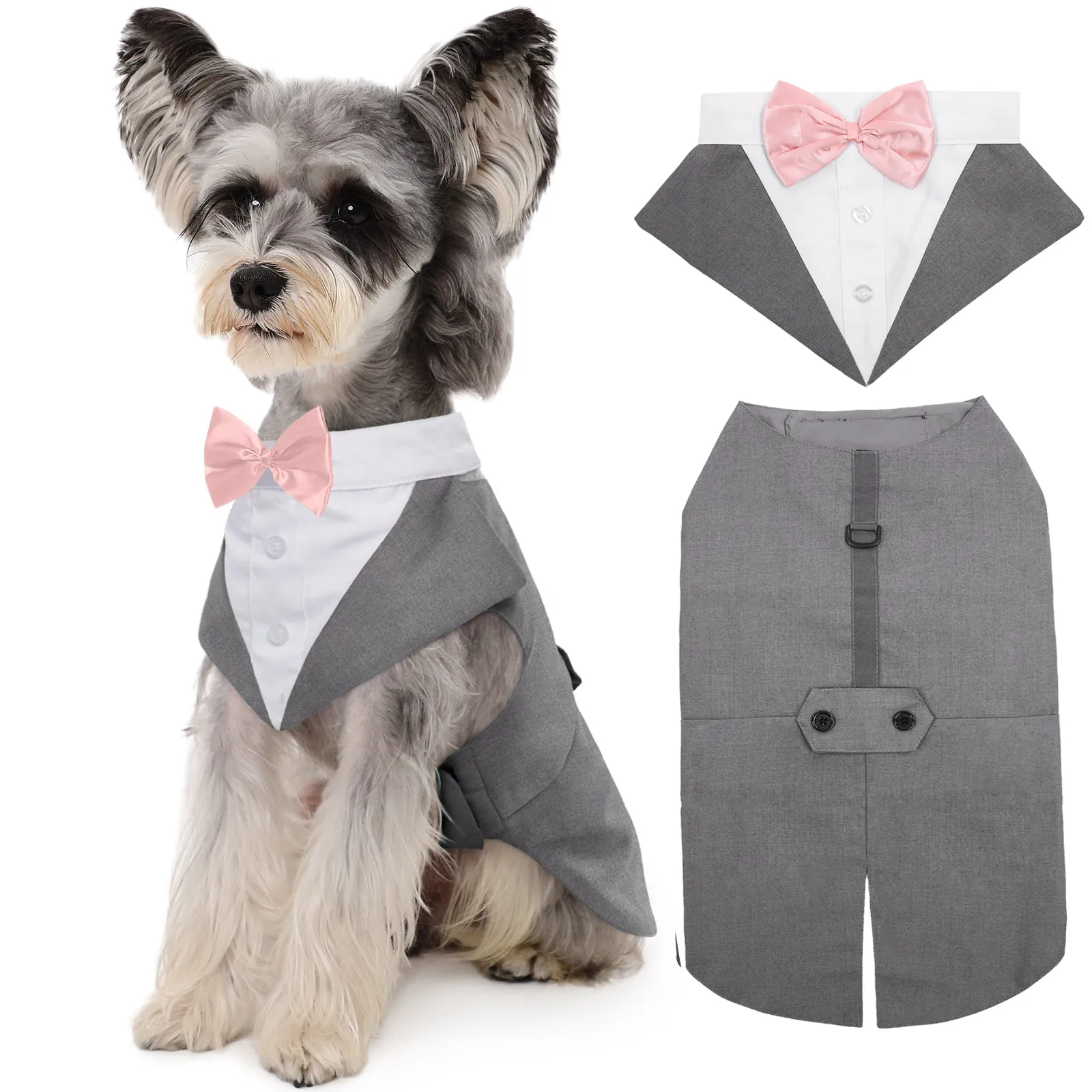 Dog Tuxedo Dog Suit and Bandana Set, Dogs Tuxedo