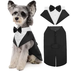 Dog Tuxedo Dog Suit and Bandana Set, Dogs Tuxedo