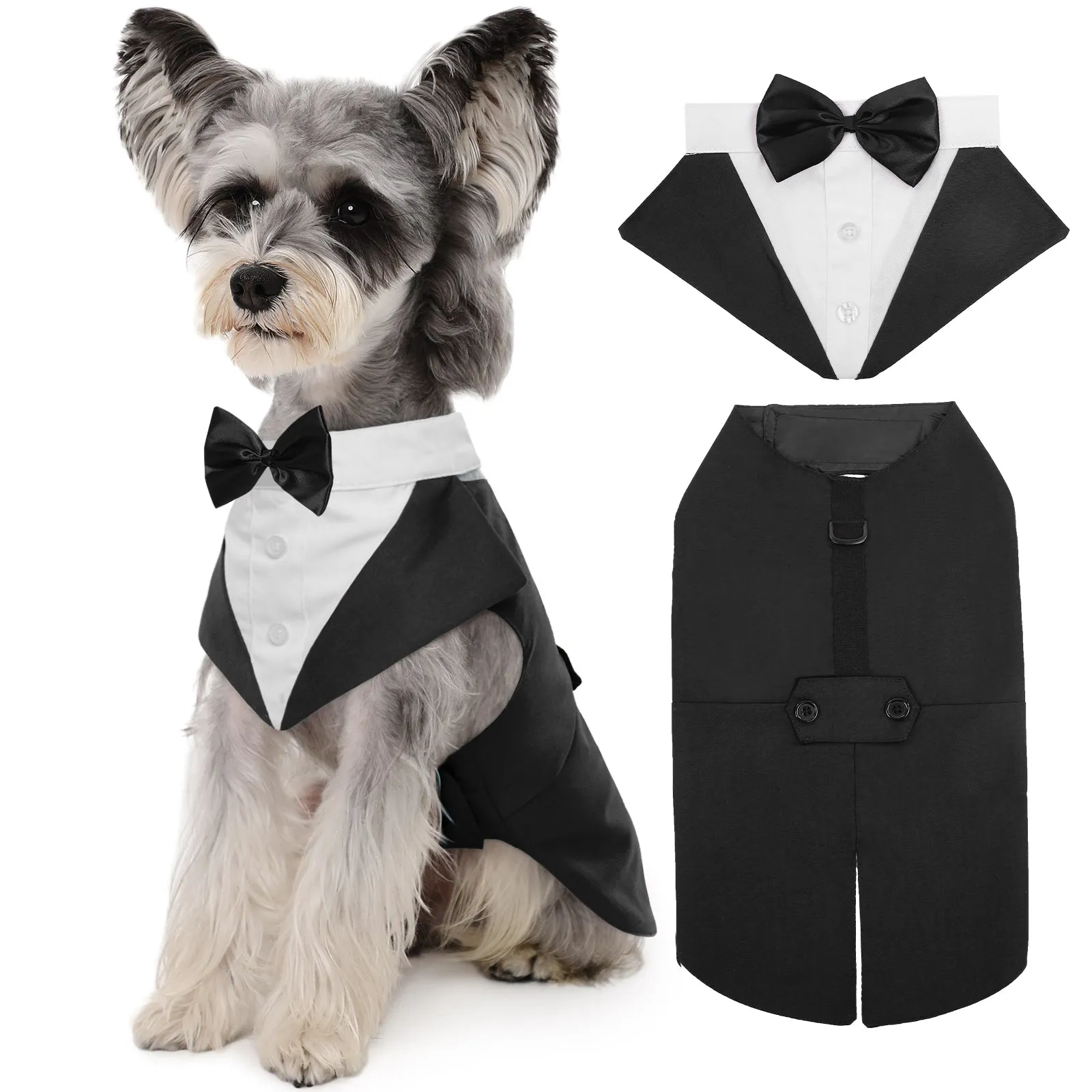 Dog Tuxedo Dog Suit and Bandana Set, Dogs Tuxedo