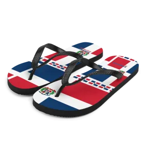 Dominican Republic Flag All-Over Collage Flip-Flops