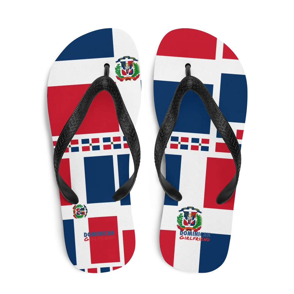 Dominican Republic Flag All-Over Collage Flip-Flops