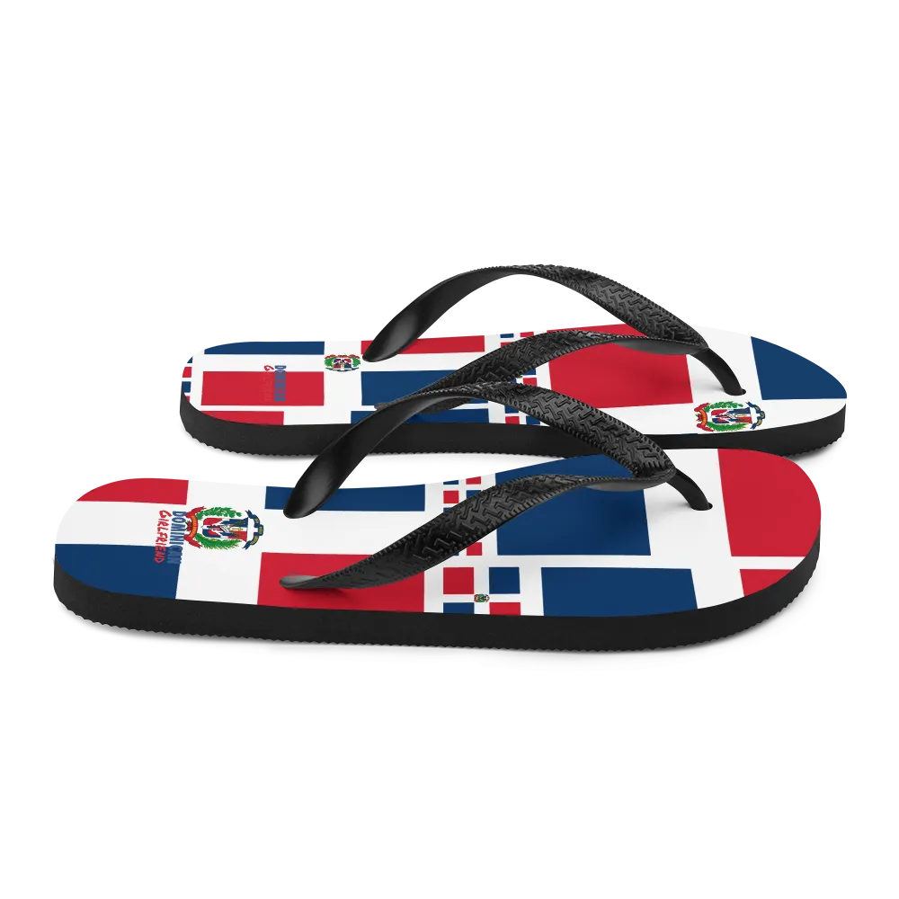 Dominican Republic Flag All-Over Collage Flip-Flops