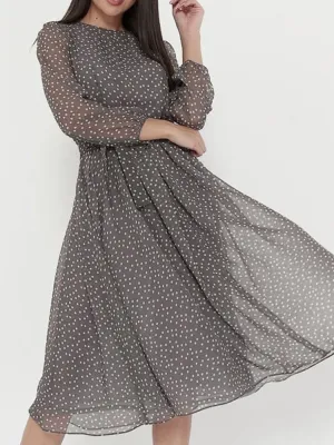 DotMuse Spring Chiffon Dress