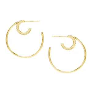 Double Hoop Earring