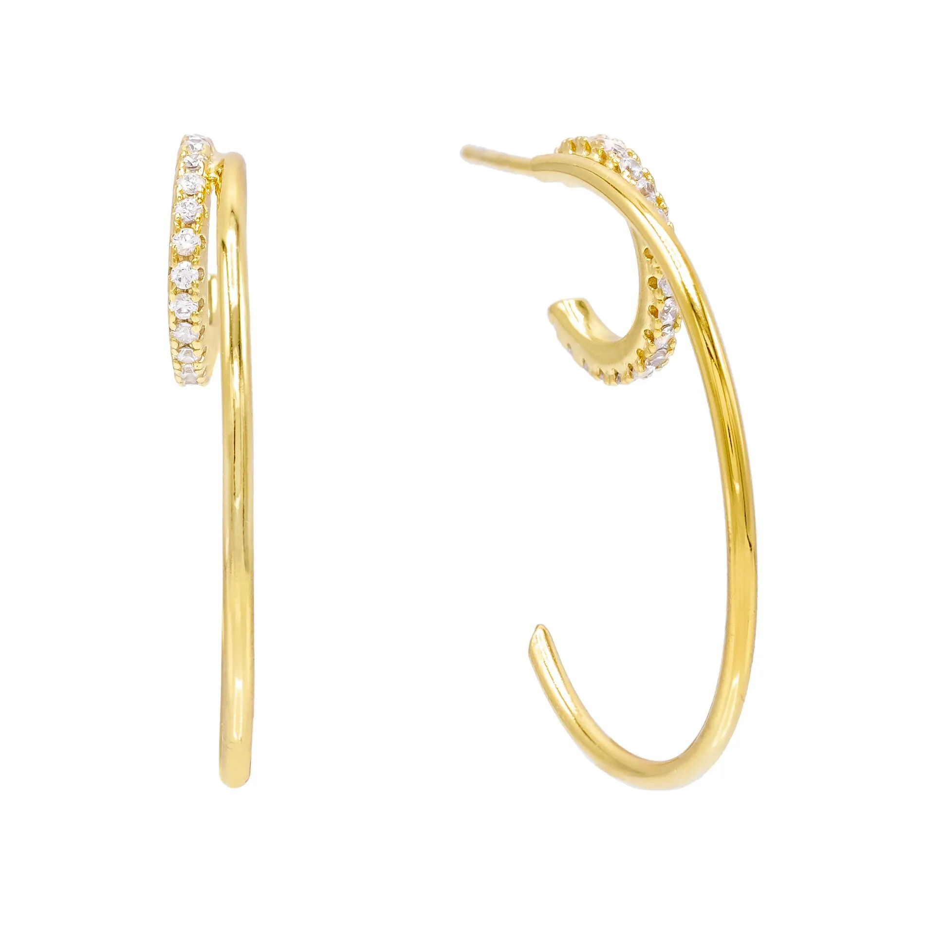 Double Hoop Earring