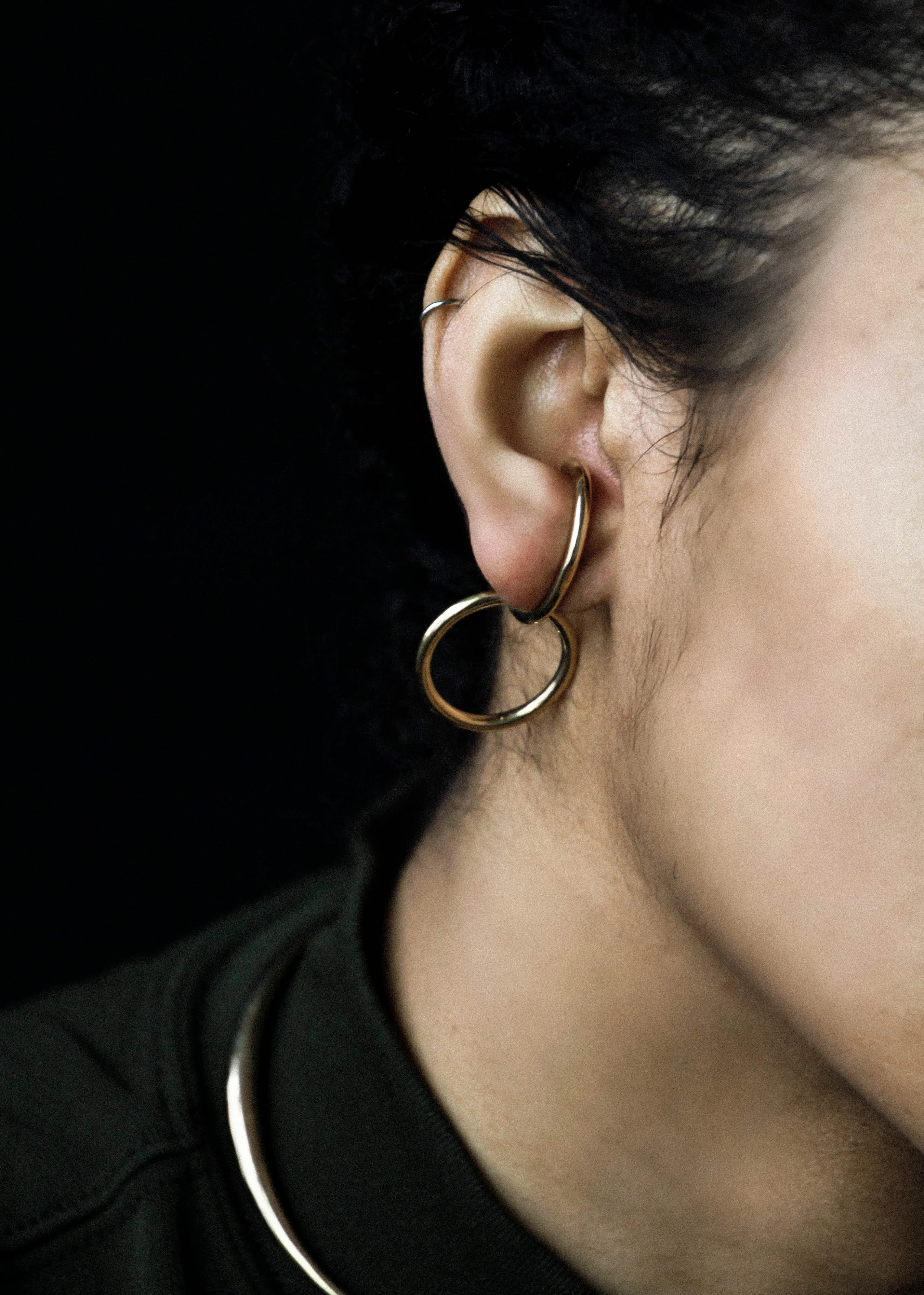 Double Hoop Earring