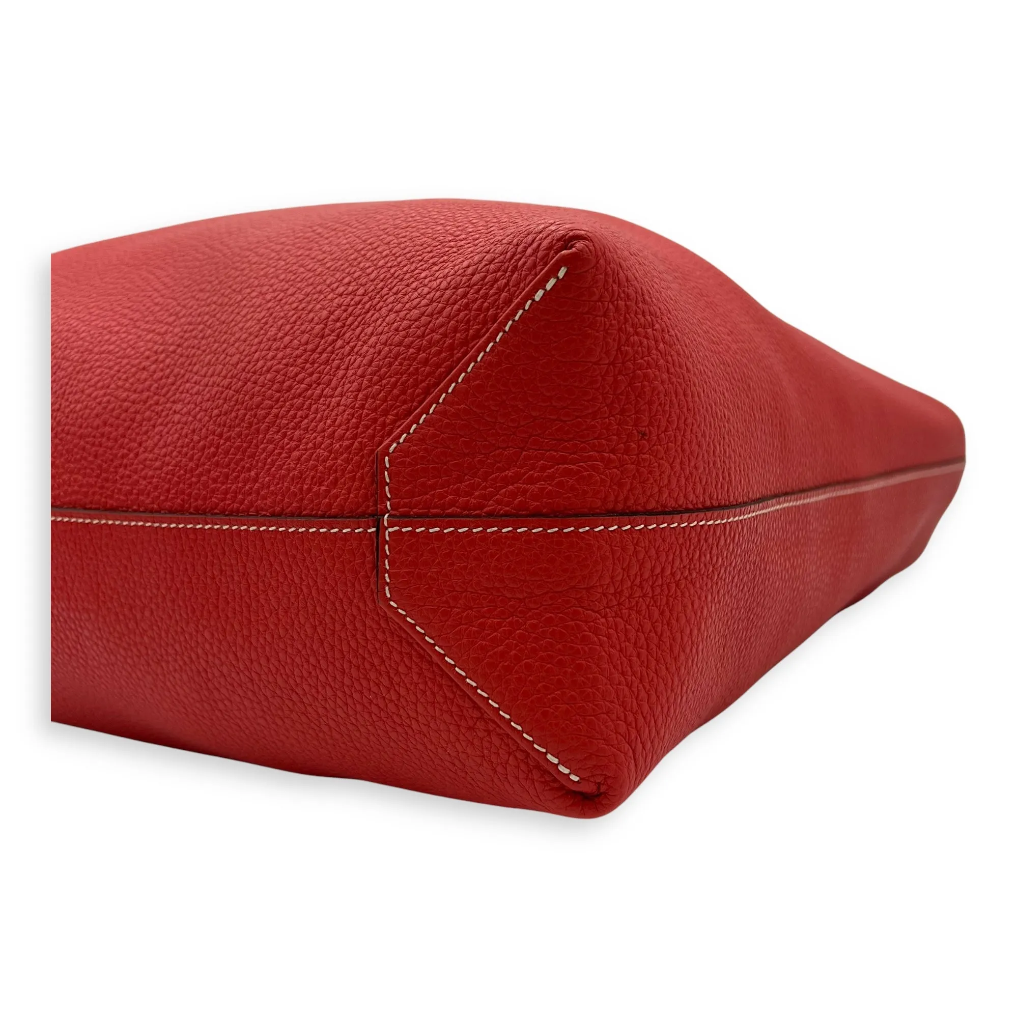 Double Sens Reversible Red Tote Bag in Clemence