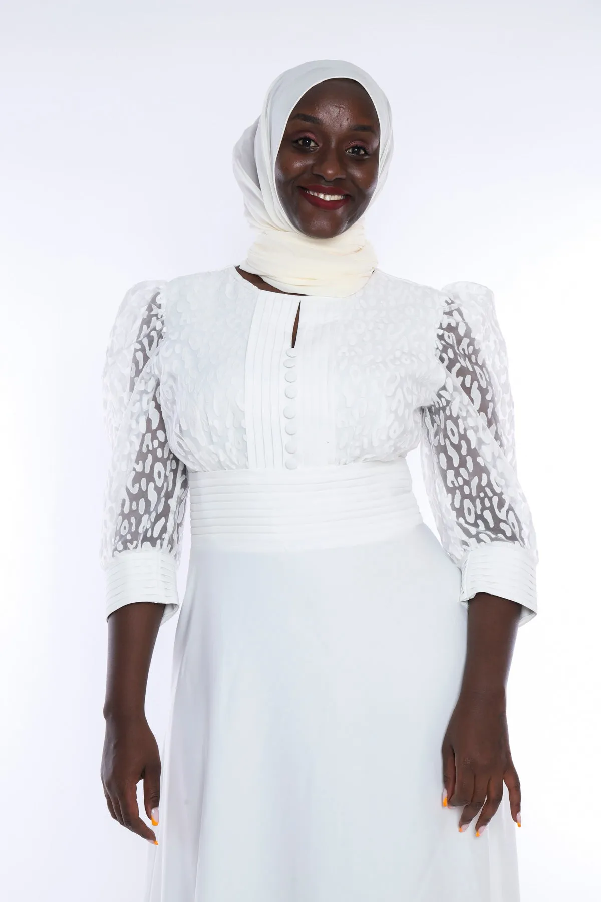 EG Flare-Pleated layer Dress