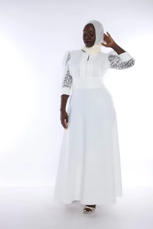 EG Flare-Pleated layer Dress