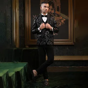 Elegant Black Tuxedo Suit Set