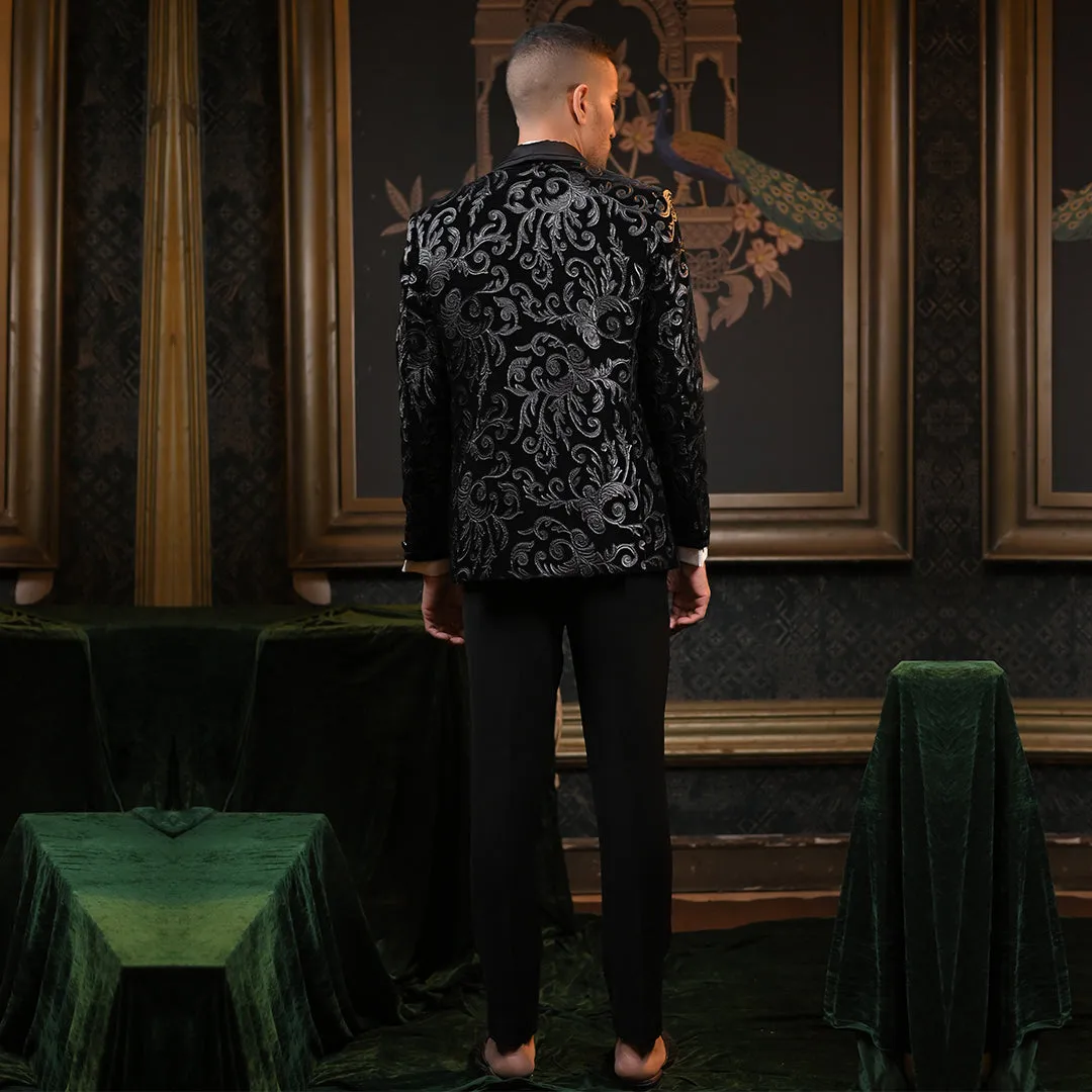 Elegant Black Tuxedo Suit Set
