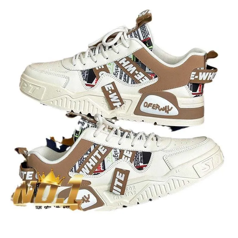 Elevate Your Style: Men's Chic Leather Platform Sneakers