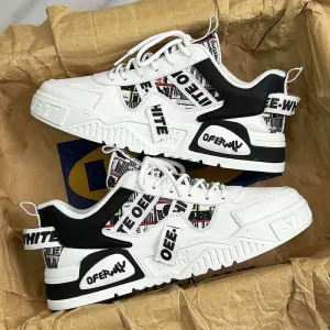 Elevate Your Style: Men's Chic Leather Platform Sneakers