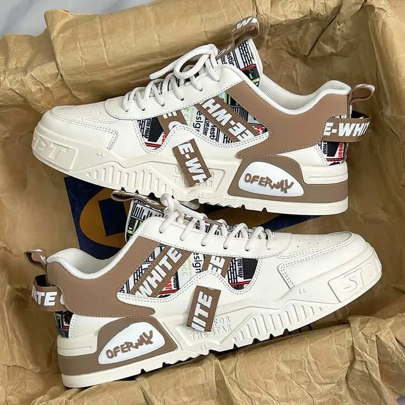 Elevate Your Style: Men's Chic Leather Platform Sneakers