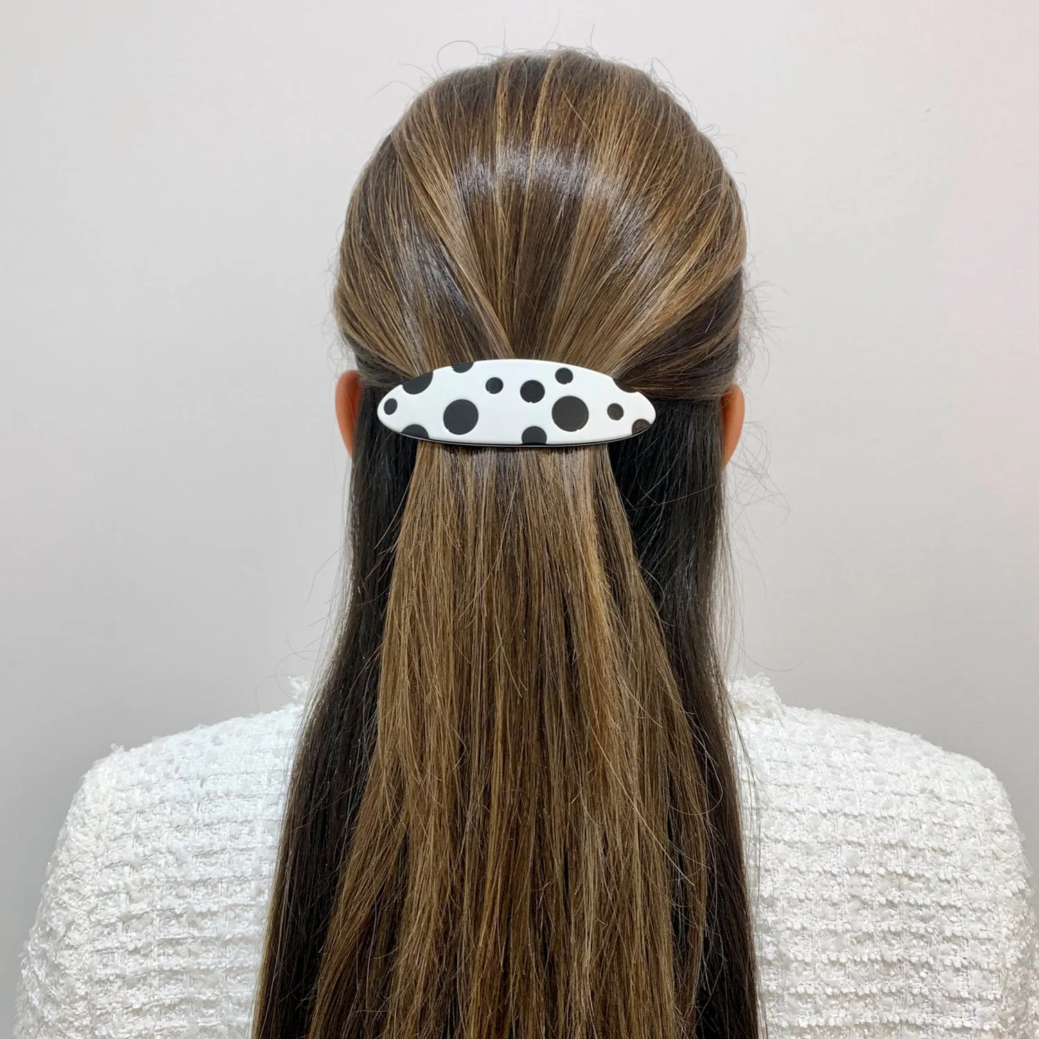 Elisa Large Dentelle Green Hair Clip