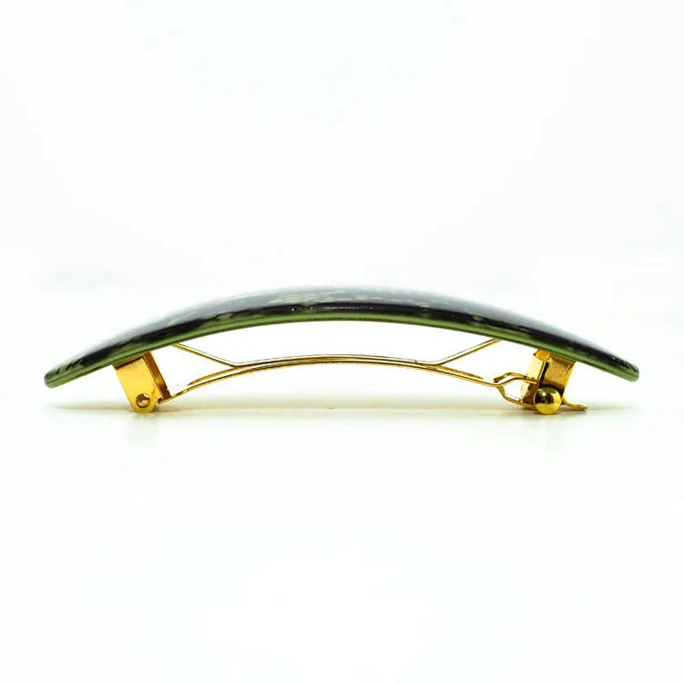 Elisa Large Dentelle Green Hair Clip