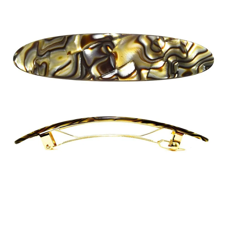 Elisa Medium Onyx Hair Clip