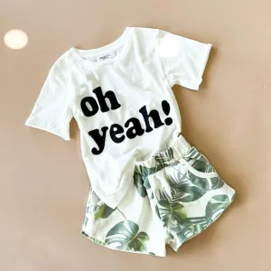 Enzo-Yeah Tee | Creme