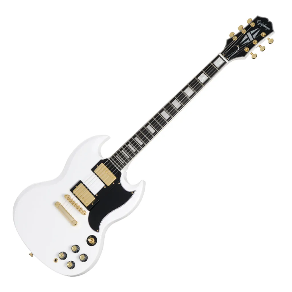 Epiphone SG Custom with Premium Gig Bag - Alpine White