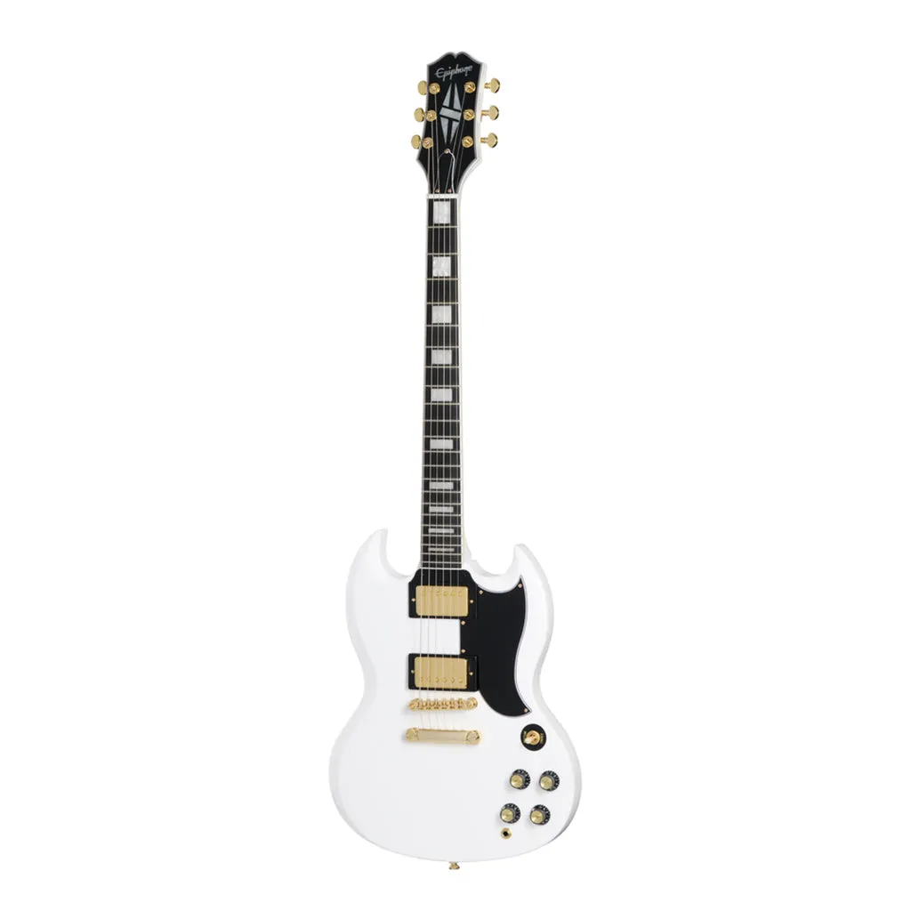 Epiphone SG Custom with Premium Gig Bag - Alpine White